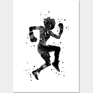 Woman boxer Posters and Art